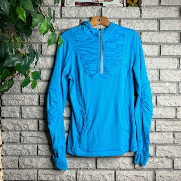 Lululemon Quarter Zip Hooded Pullover - Picture 1 of 8